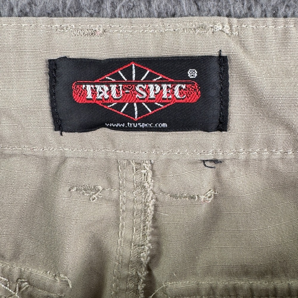 True Spec Tactical Pants Women 14 Rip Stop Cargo Adjustable Beige Hiking Securit - Picture 6 of 16